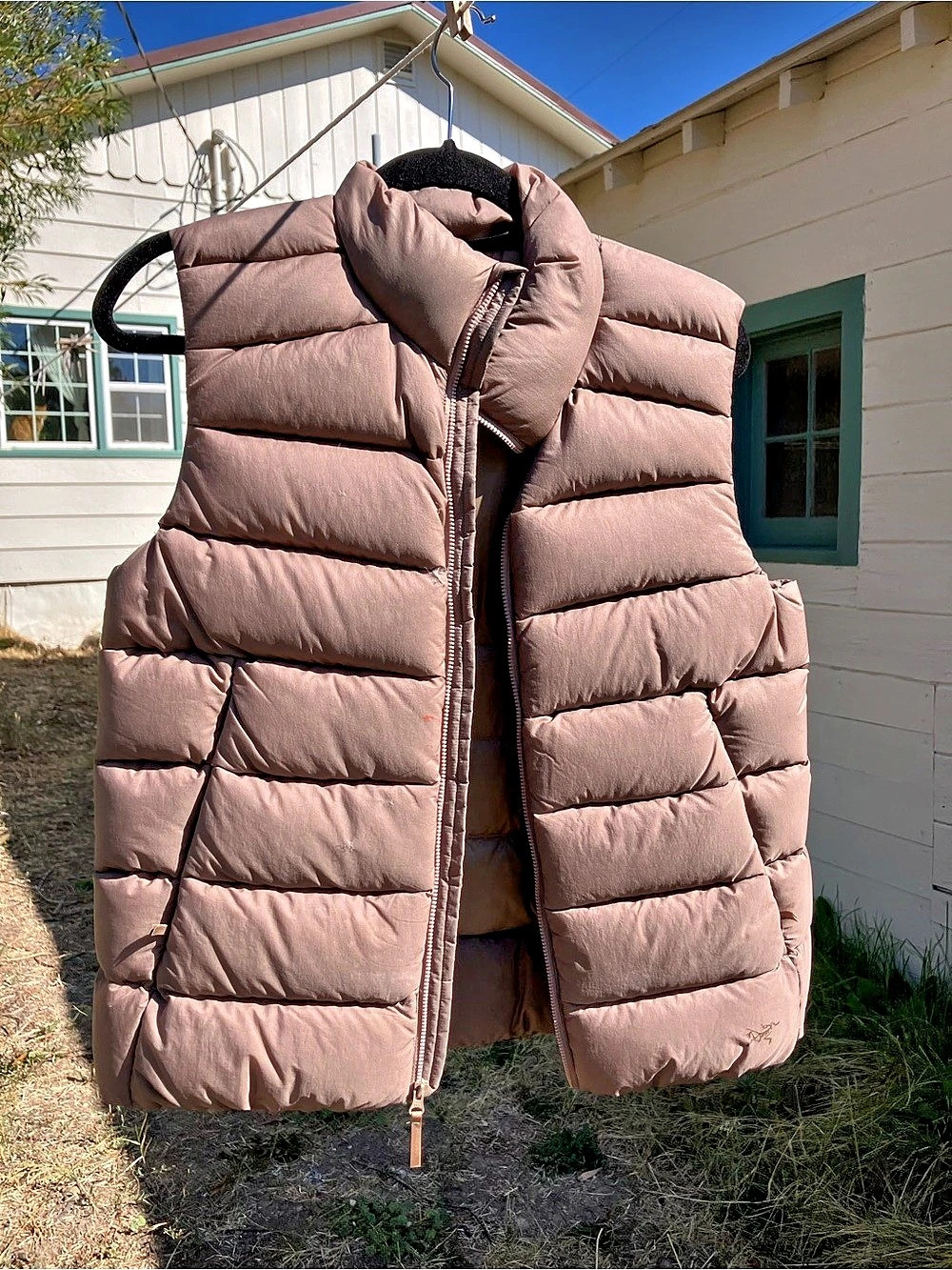 Arc'teryx Down Puffer Vest in Brown